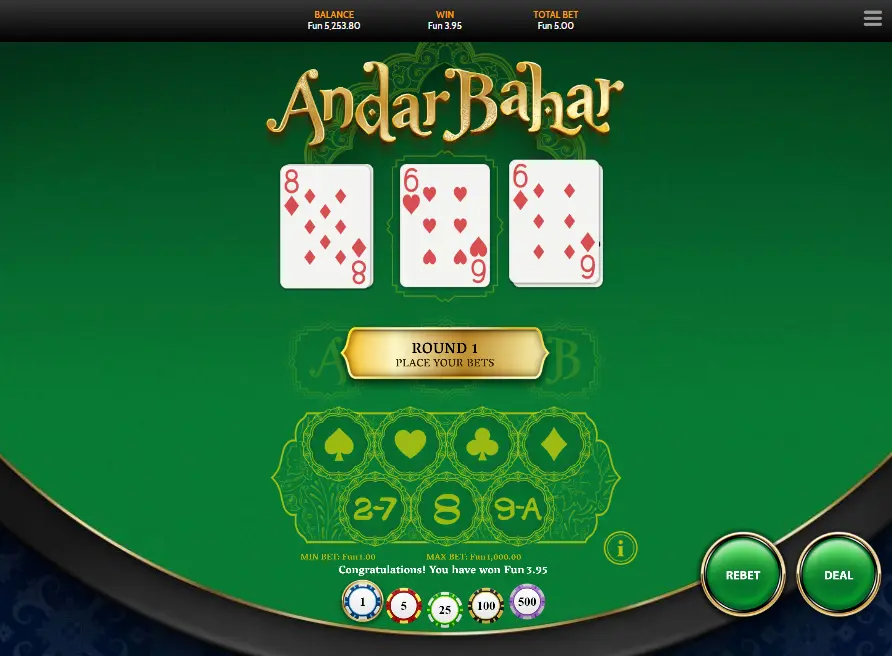 Tips for playing the Andar Bahar game at FB777